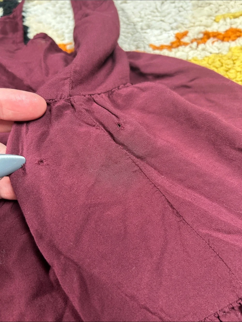 It Girl, BRANDY MELVILLE, burgundy baby doll dress!!